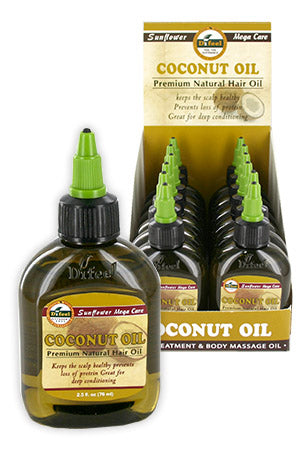 Difeel(Sunflower) 99% Natural Blend Premium Hair Oil (7.78oz)- Coconut sareya beauty supply store in calgary